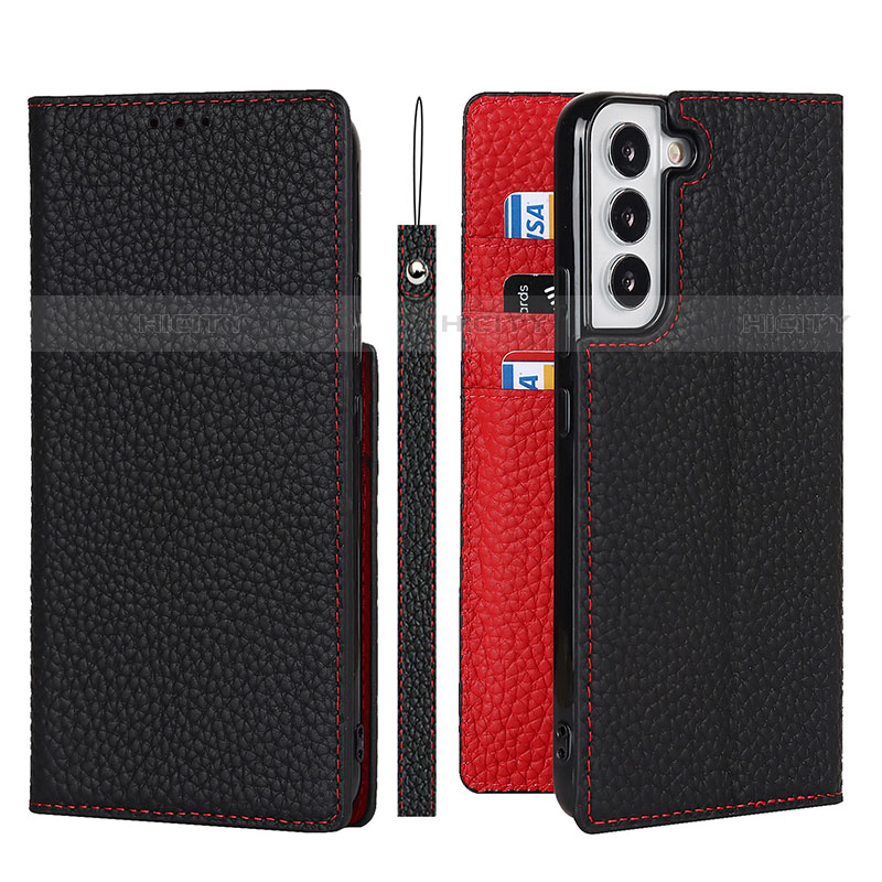 Funda de Cuero Cartera con Soporte Carcasa T02D para Samsung Galaxy S21 Plus 5G