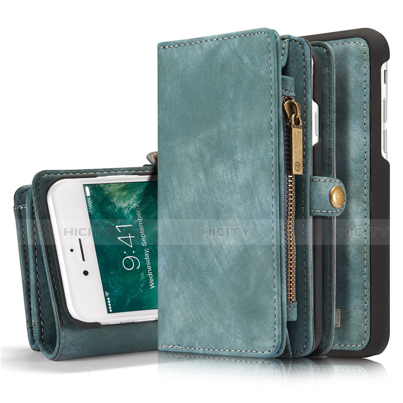 Funda de Cuero Cartera con Soporte Carcasa T03 para Apple iPhone SE (2020)