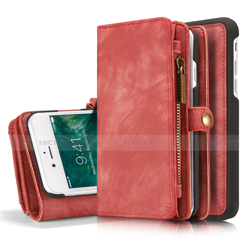 Funda de Cuero Cartera con Soporte Carcasa T03 para Apple iPhone SE (2020)