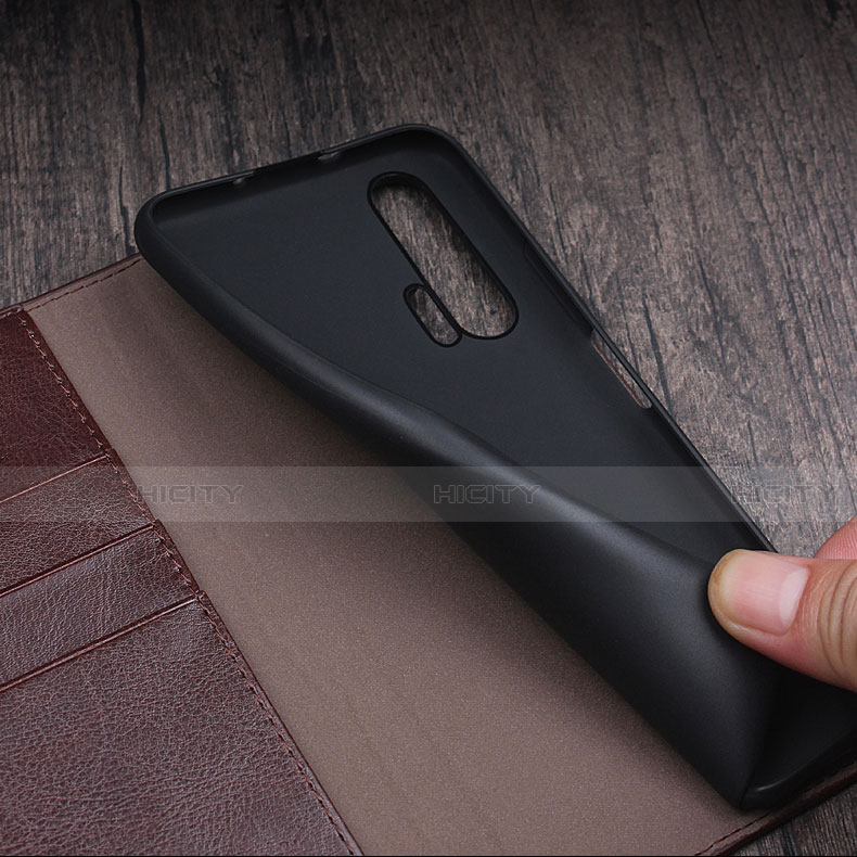 Funda de Cuero Cartera con Soporte Carcasa T03 para Huawei Honor 20 Pro