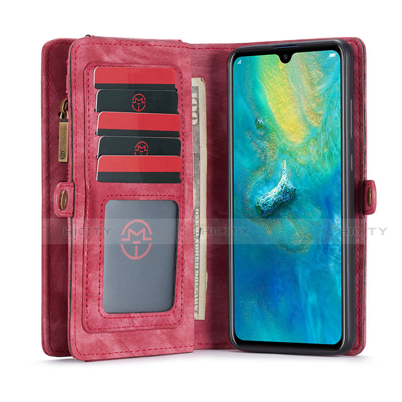 Funda de Cuero Cartera con Soporte Carcasa T03 para Huawei Mate 20