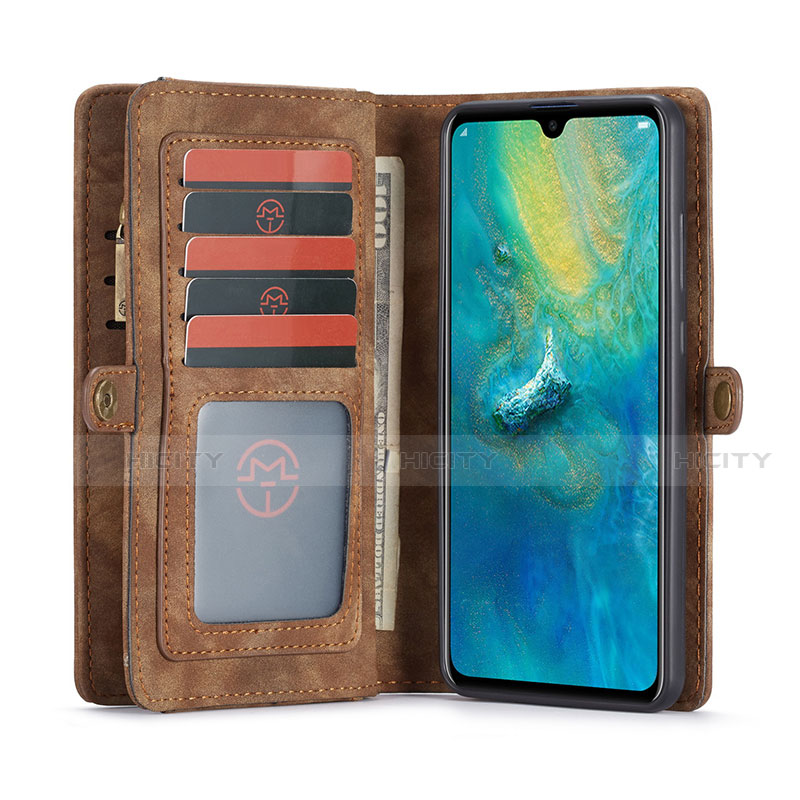 Funda de Cuero Cartera con Soporte Carcasa T03 para Huawei Mate 20