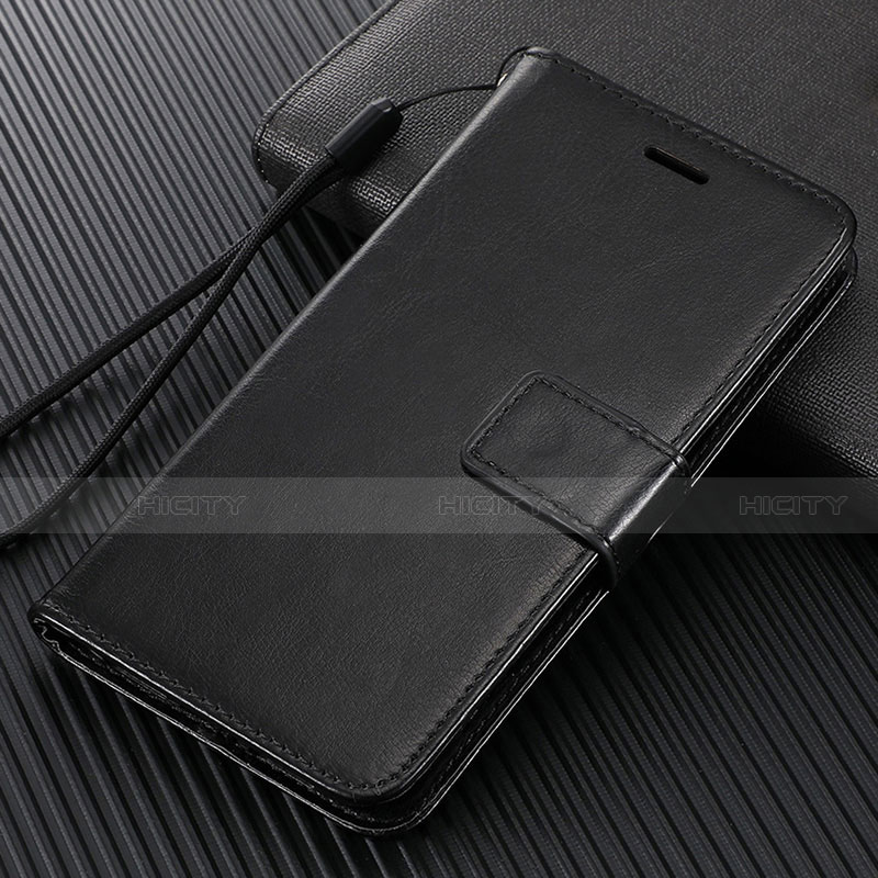 Funda de Cuero Cartera con Soporte Carcasa T03 para Huawei Nova 7 SE 5G Negro