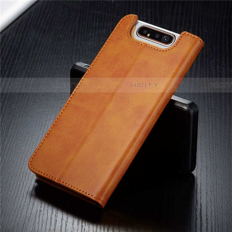 Funda de Cuero Cartera con Soporte Carcasa T03 para Samsung Galaxy A80