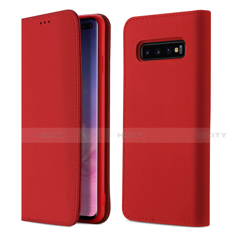 Funda de Cuero Cartera con Soporte Carcasa T03 para Samsung Galaxy S10 Plus