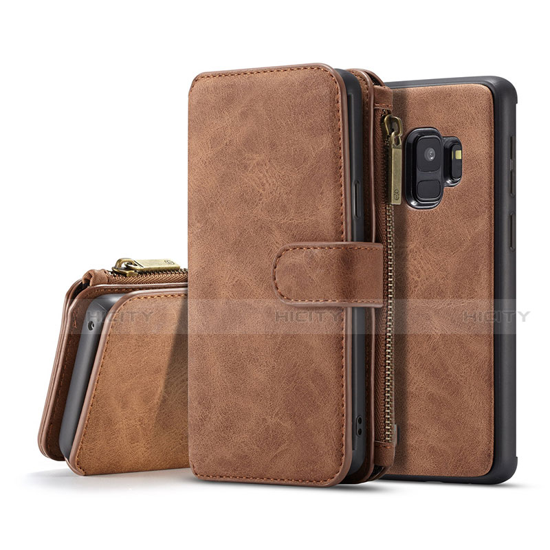 Funda de Cuero Cartera con Soporte Carcasa T03 para Samsung Galaxy S9