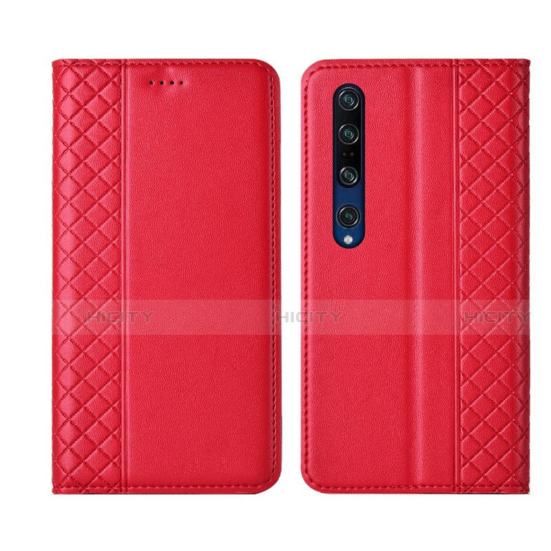 Funda de Cuero Cartera con Soporte Carcasa T03 para Xiaomi Mi 10 Pro