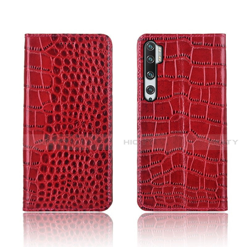 Funda de Cuero Cartera con Soporte Carcasa T03 para Xiaomi Mi Note 10