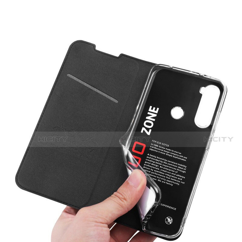 Funda de Cuero Cartera con Soporte Carcasa T03 para Xiaomi Redmi Note 8