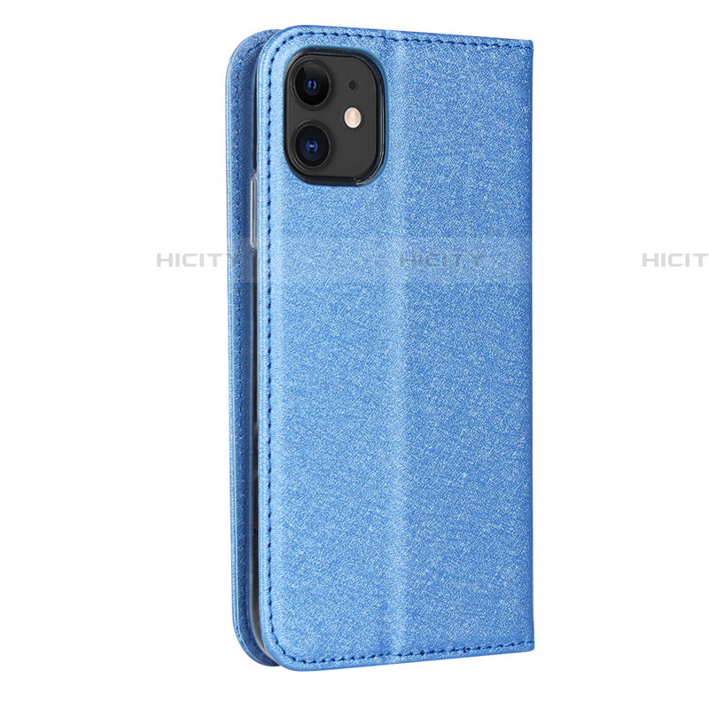 Funda de Cuero Cartera con Soporte Carcasa T04 para Apple iPhone 11