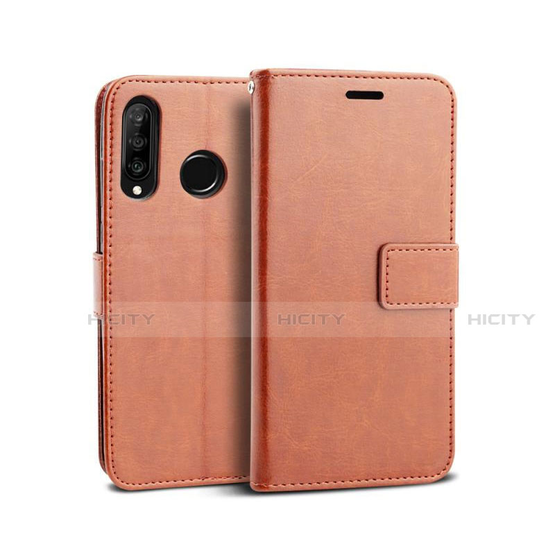 Funda de Cuero Cartera con Soporte Carcasa T04 para Huawei Nova 4e