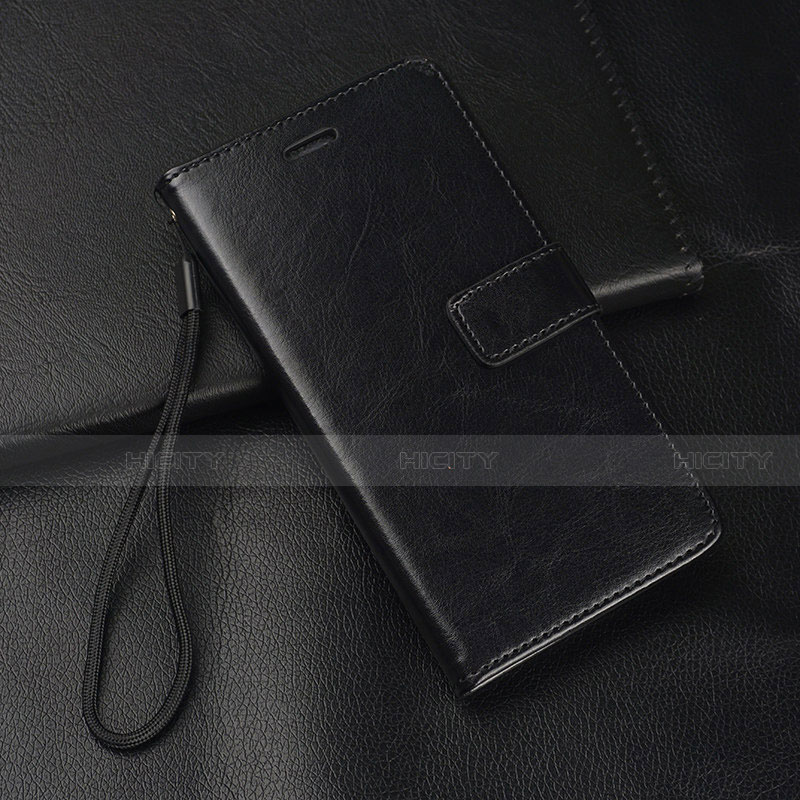 Funda de Cuero Cartera con Soporte Carcasa T04 para Huawei Nova 4e Negro