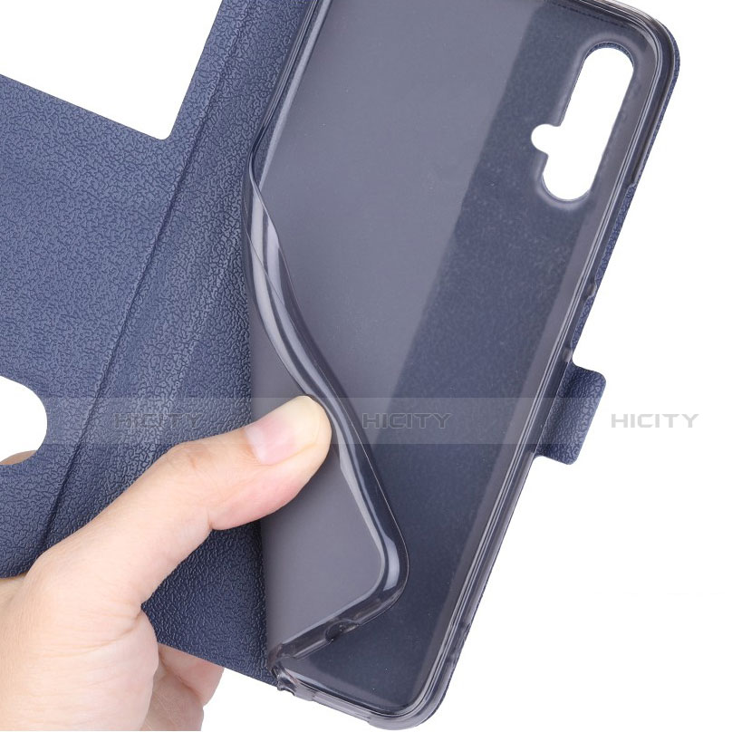 Funda de Cuero Cartera con Soporte Carcasa T04 para Huawei Nova 5T