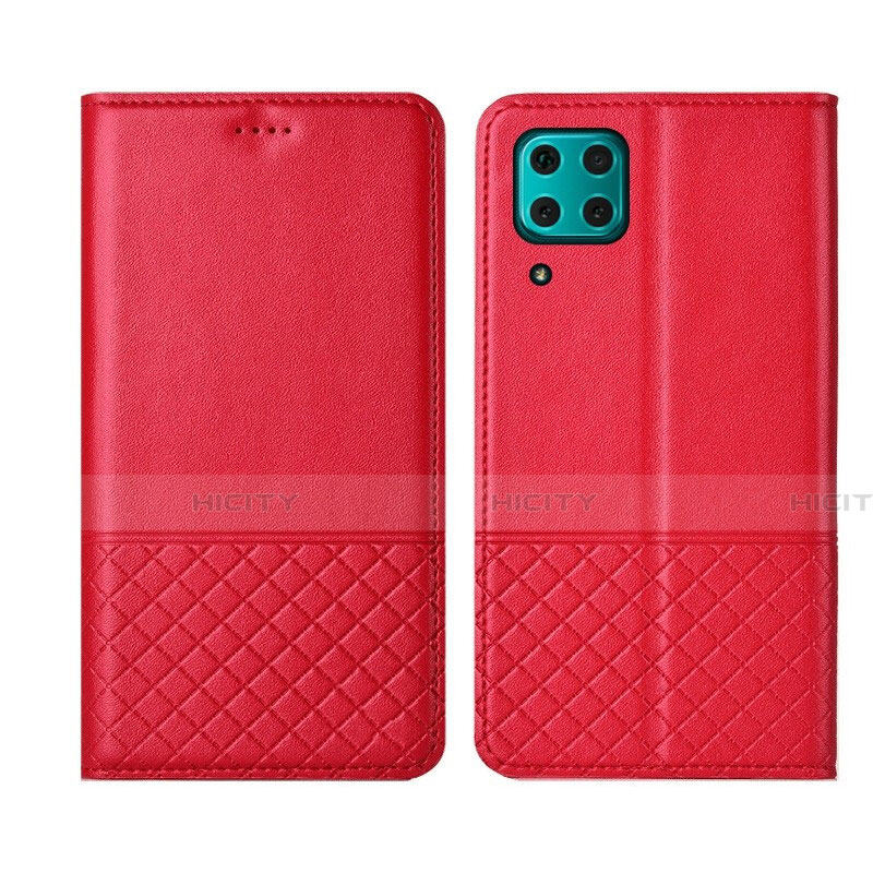 Funda de Cuero Cartera con Soporte Carcasa T04 para Huawei Nova 6 SE