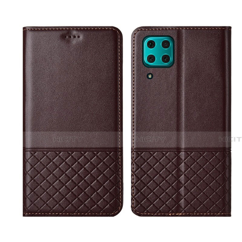 Funda de Cuero Cartera con Soporte Carcasa T04 para Huawei Nova 6 SE