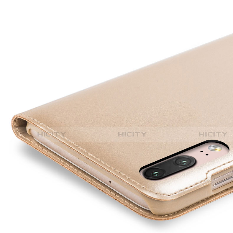 Funda de Cuero Cartera con Soporte Carcasa T04 para Huawei P20