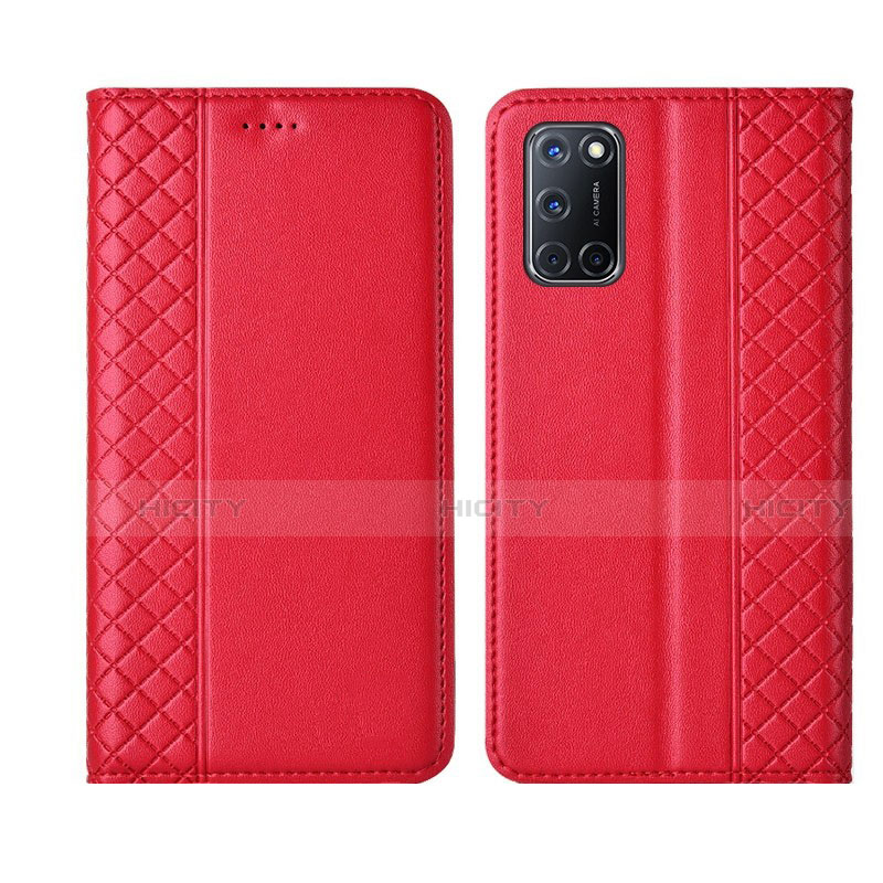 Funda de Cuero Cartera con Soporte Carcasa T04 para Oppo A72