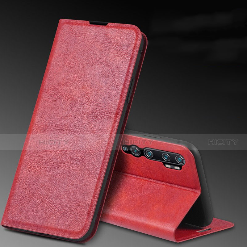 Funda de Cuero Cartera con Soporte Carcasa T04 para Xiaomi Mi Note 10