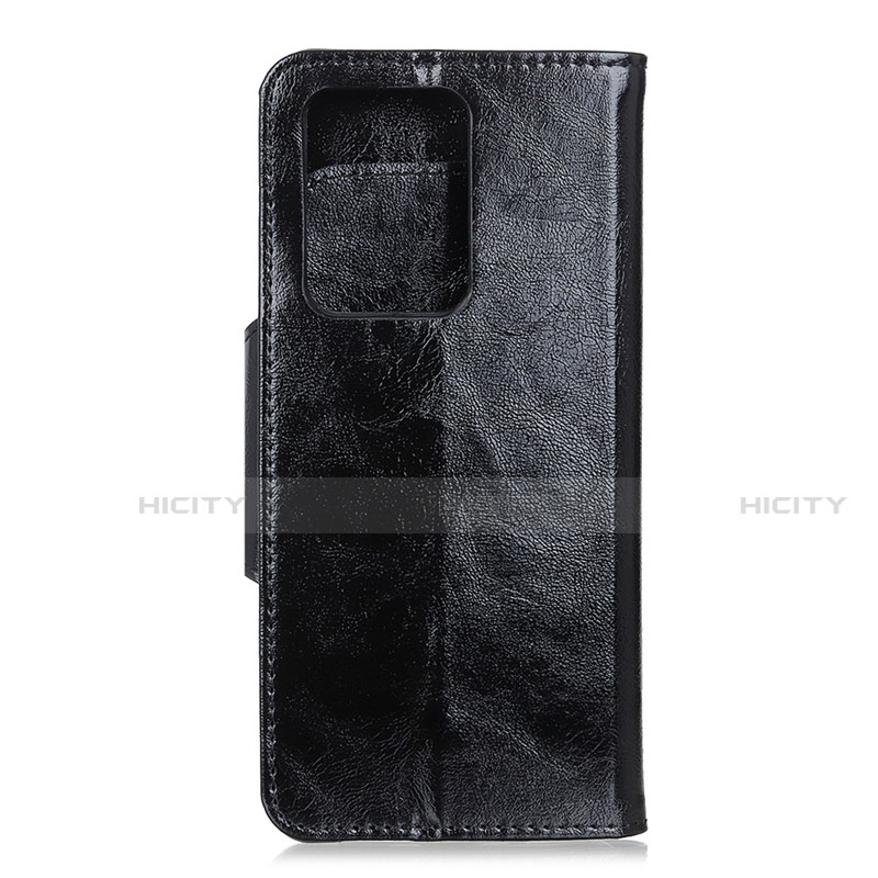 Funda de Cuero Cartera con Soporte Carcasa T05 para Huawei P40 Pro+ Plus Negro