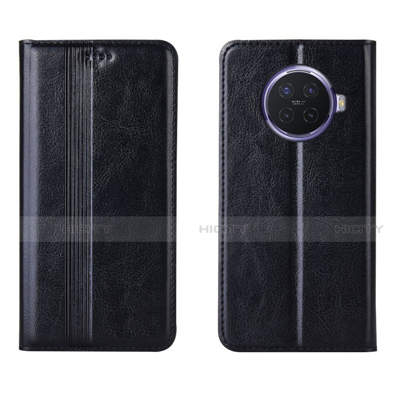 Funda de Cuero Cartera con Soporte Carcasa T05 para Oppo Ace2 Negro