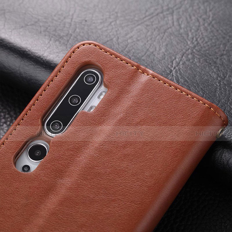 Funda de Cuero Cartera con Soporte Carcasa T05 para Xiaomi Mi Note 10