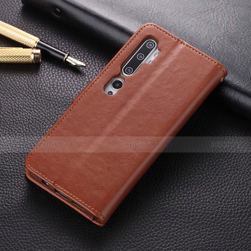 Funda de Cuero Cartera con Soporte Carcasa T05 para Xiaomi Mi Note 10