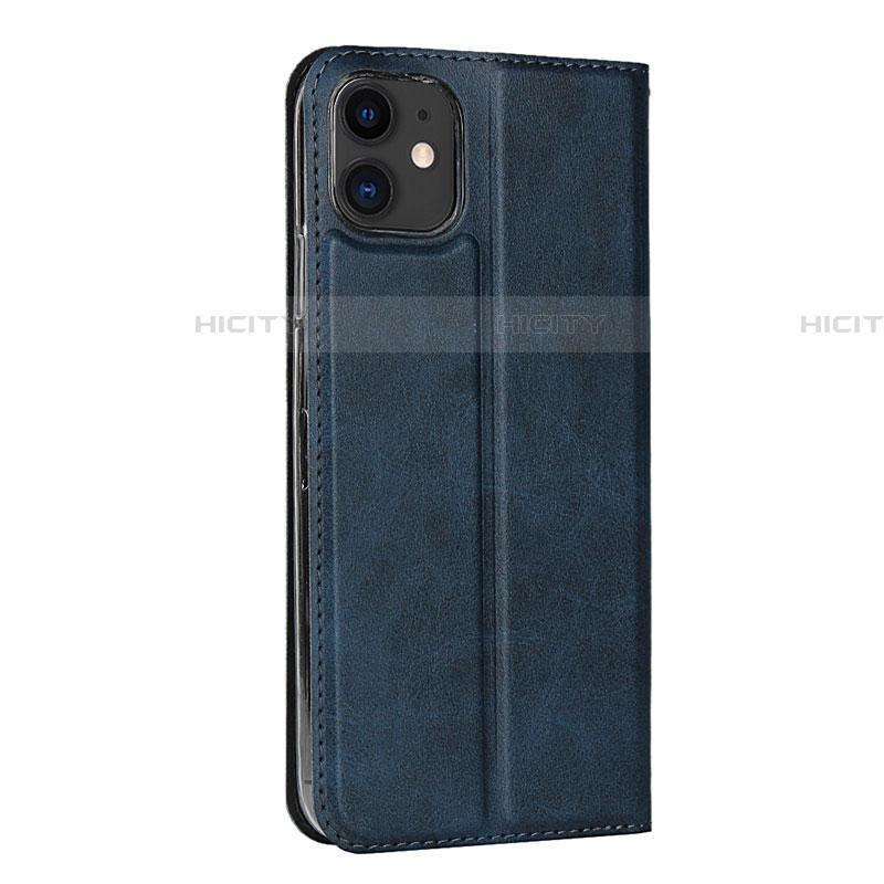 Funda de Cuero Cartera con Soporte Carcasa T06 para Apple iPhone 11