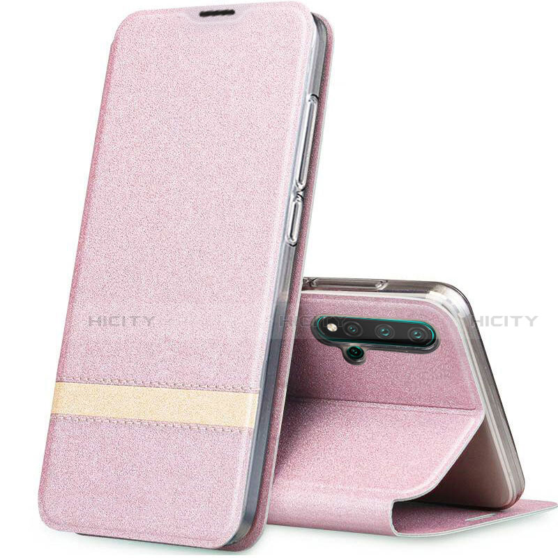 Funda de Cuero Cartera con Soporte Carcasa T06 para Huawei Nova 5