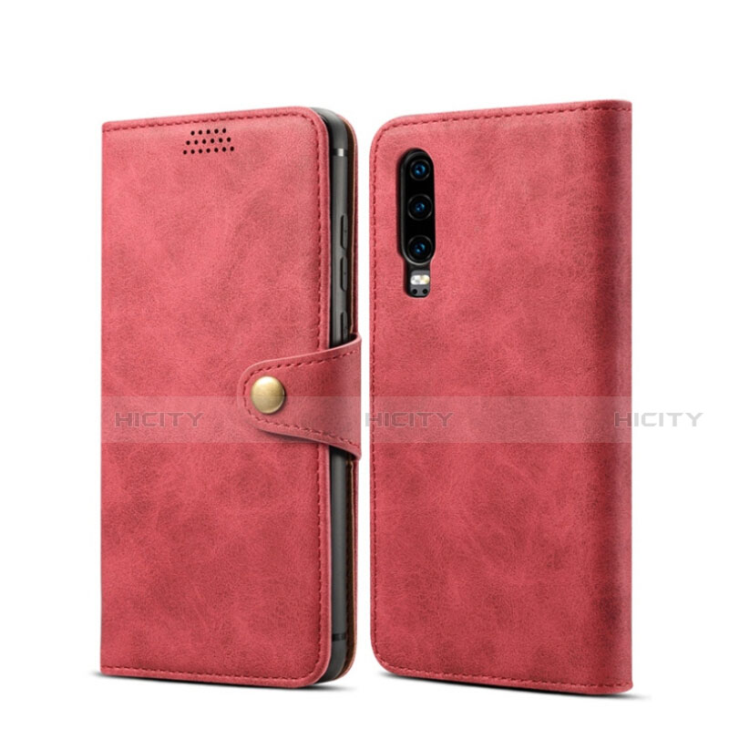 Funda de Cuero Cartera con Soporte Carcasa T06 para Huawei P30