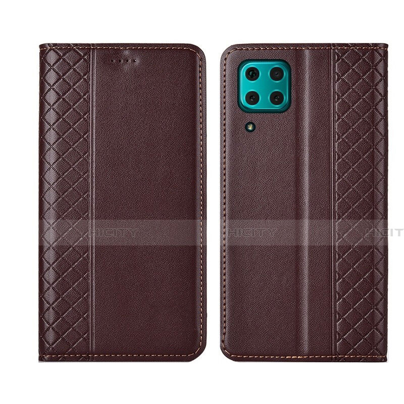 Funda de Cuero Cartera con Soporte Carcasa T06 para Huawei P40 Lite