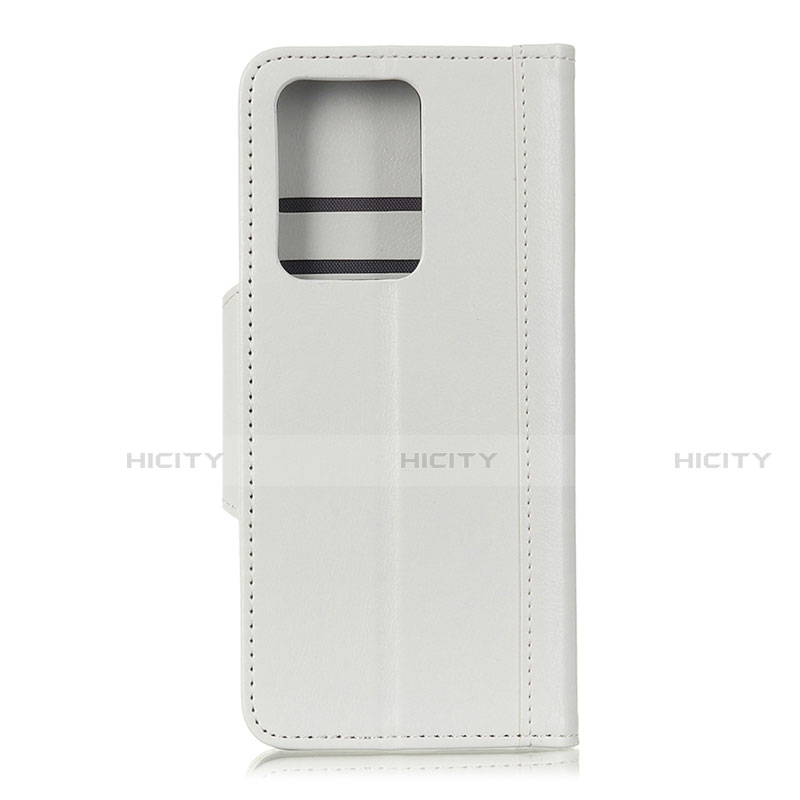 Funda de Cuero Cartera con Soporte Carcasa T06 para Huawei P40 Pro+ Plus Blanco