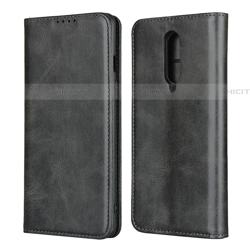 Funda de Cuero Cartera con Soporte Carcasa T06 para OnePlus 8 Negro