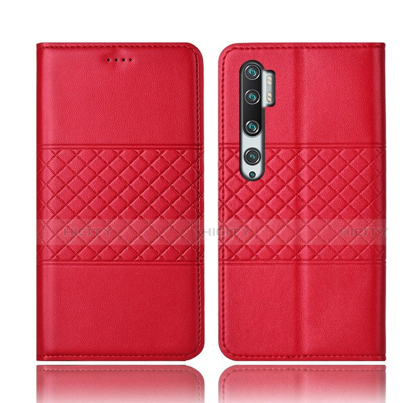 Funda de Cuero Cartera con Soporte Carcasa T06 para Xiaomi Mi Note 10