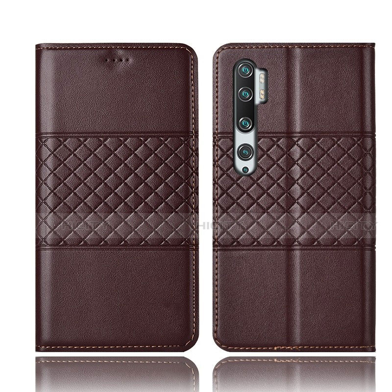 Funda de Cuero Cartera con Soporte Carcasa T06 para Xiaomi Mi Note 10 Pro