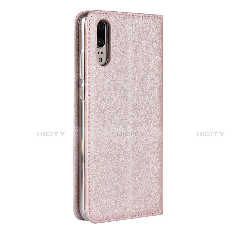 Funda de Cuero Cartera con Soporte Carcasa T07 para Huawei P20