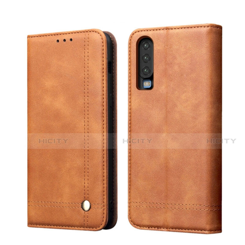 Funda de Cuero Cartera con Soporte Carcasa T07 para Huawei P30