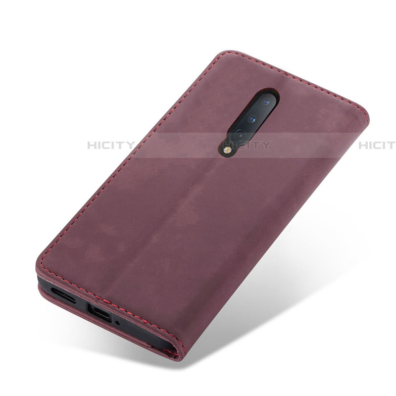 Funda de Cuero Cartera con Soporte Carcasa T07 para OnePlus 8