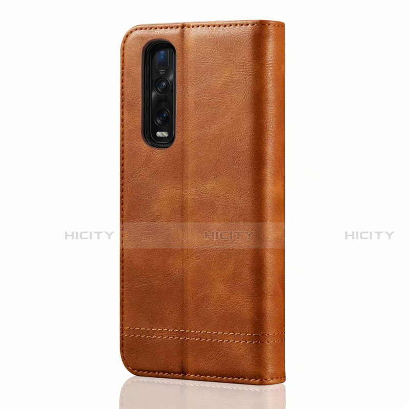 Funda de Cuero Cartera con Soporte Carcasa T07 para Oppo Find X2 Pro