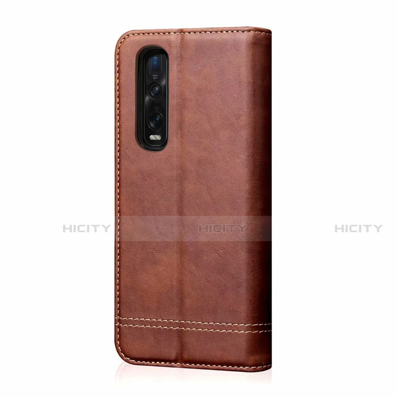 Funda de Cuero Cartera con Soporte Carcasa T07 para Oppo Find X2 Pro