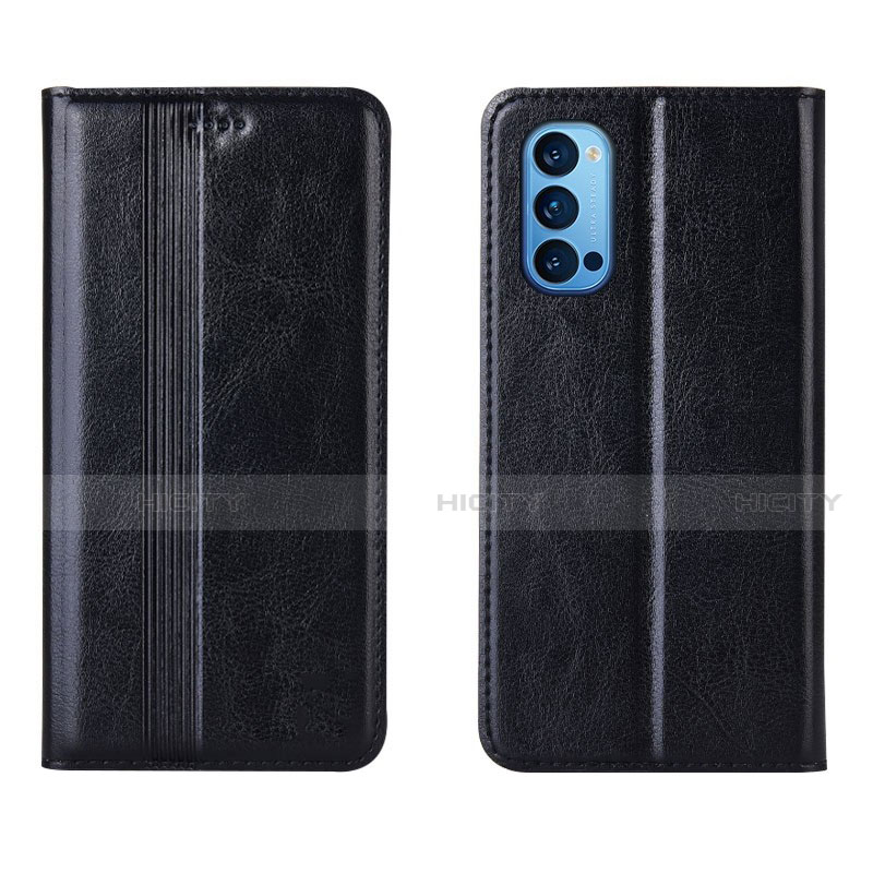 Funda de Cuero Cartera con Soporte Carcasa T07 para Oppo Reno4 Pro 5G