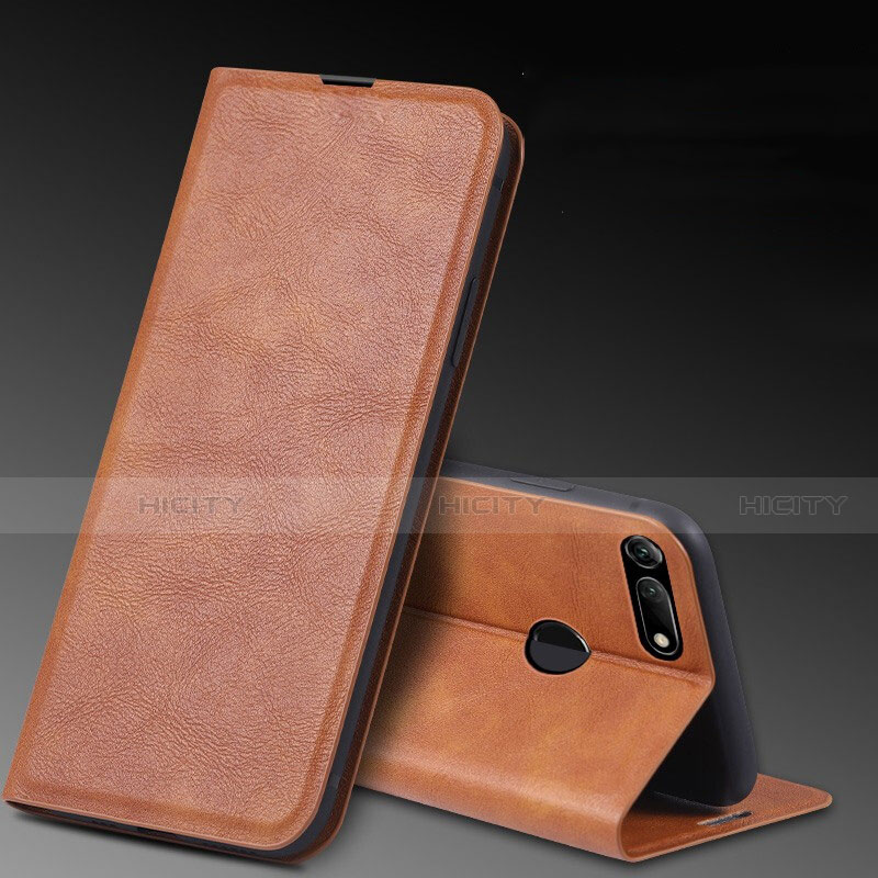 Funda de Cuero Cartera con Soporte Carcasa T08 para Huawei Honor V20