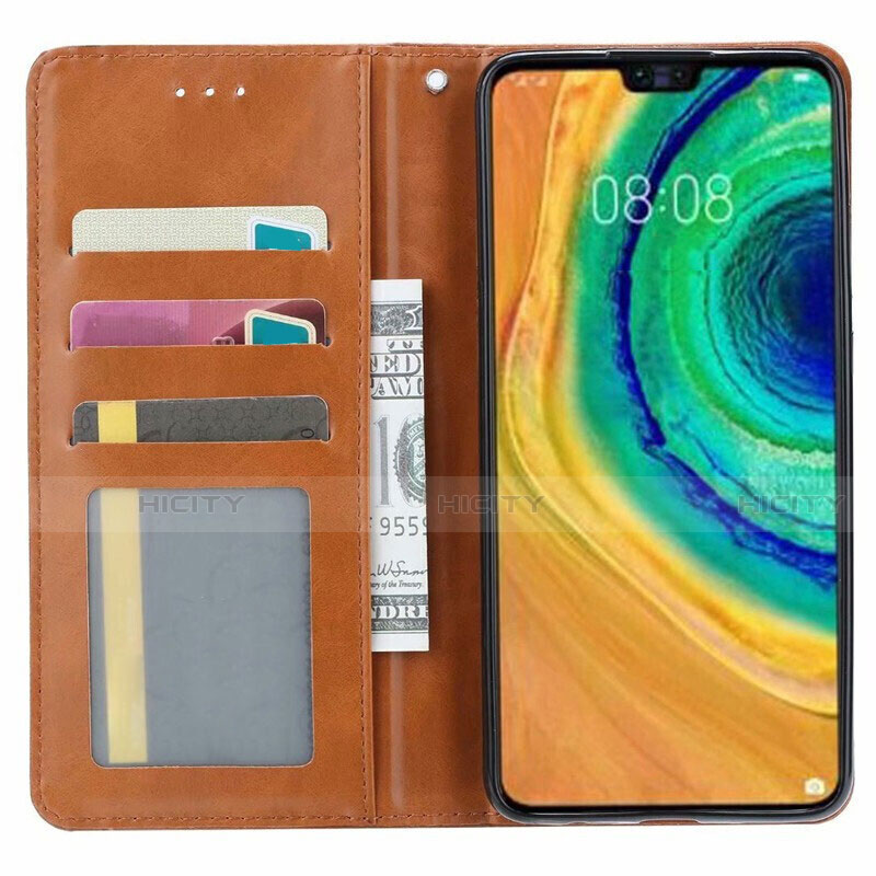 Funda de Cuero Cartera con Soporte Carcasa T08 para Huawei Mate 30 5G