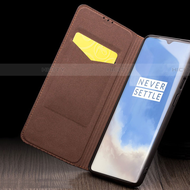 Funda de Cuero Cartera con Soporte Carcasa T08 para OnePlus 7T