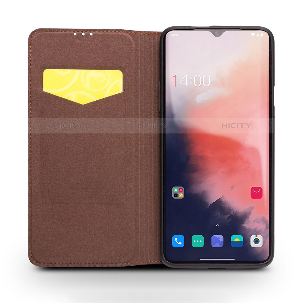 Funda de Cuero Cartera con Soporte Carcasa T08 para OnePlus 7T