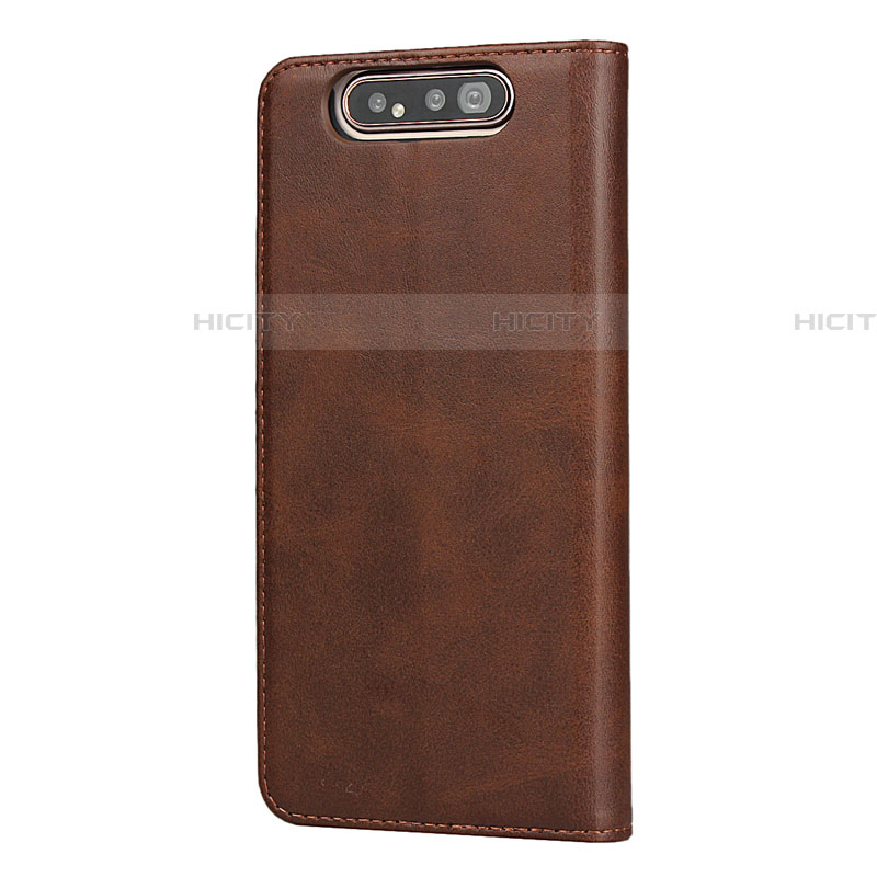 Funda de Cuero Cartera con Soporte Carcasa T08 para Samsung Galaxy A80