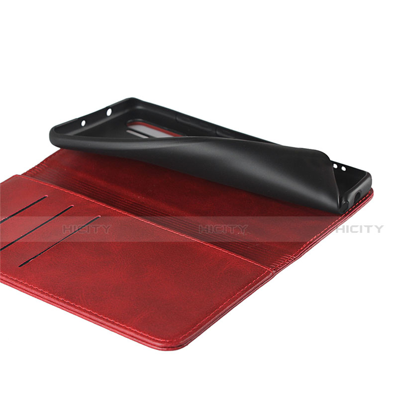 Funda de Cuero Cartera con Soporte Carcasa T08 para Xiaomi Mi Note 10