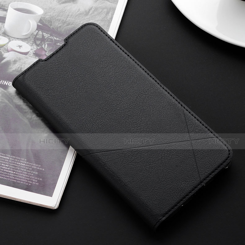Funda de Cuero Cartera con Soporte Carcasa T08 para Xiaomi Redmi K20 Pro Negro