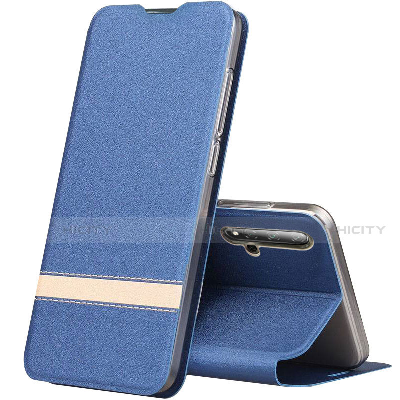 Funda de Cuero Cartera con Soporte Carcasa T09 para Huawei Nova 5T