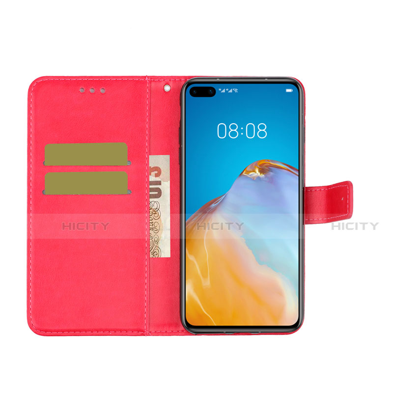 Funda de Cuero Cartera con Soporte Carcasa T09 para Huawei P40 Pro