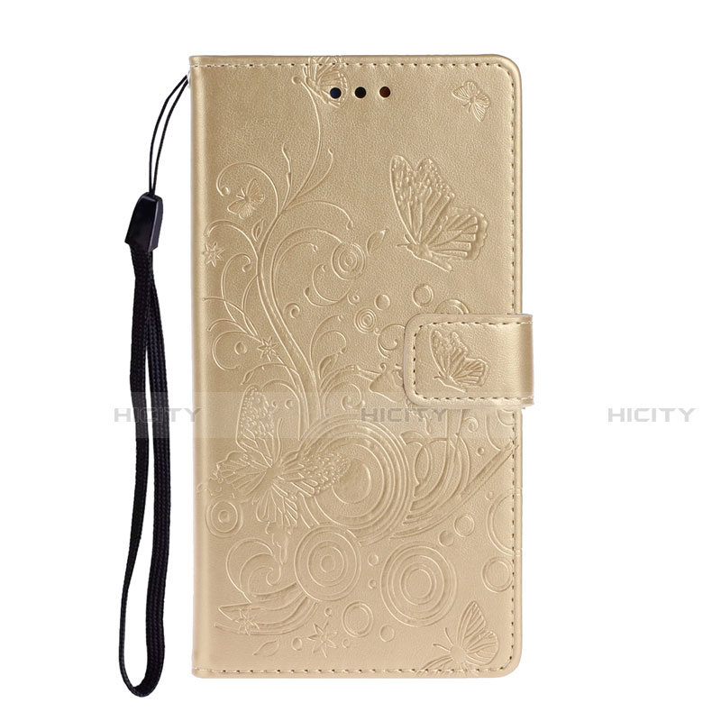 Funda de Cuero Cartera con Soporte Carcasa T09 para Huawei P40 Pro Oro